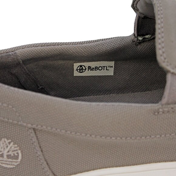 Timberland Men\'s \'Groveton\' Slip on Sneaker Medium Grey Nubuck: Size 12 M